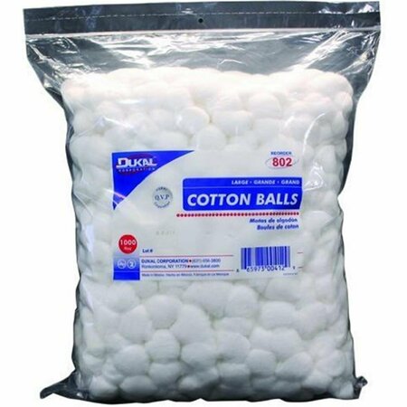 DUKAL Dukal Cotton Balls - 1000 Count Large, 2PK 802